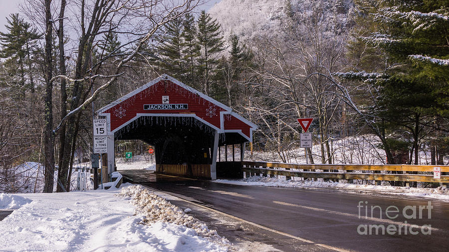 Honeymoon Covered Bridge Photograph by New England Photography