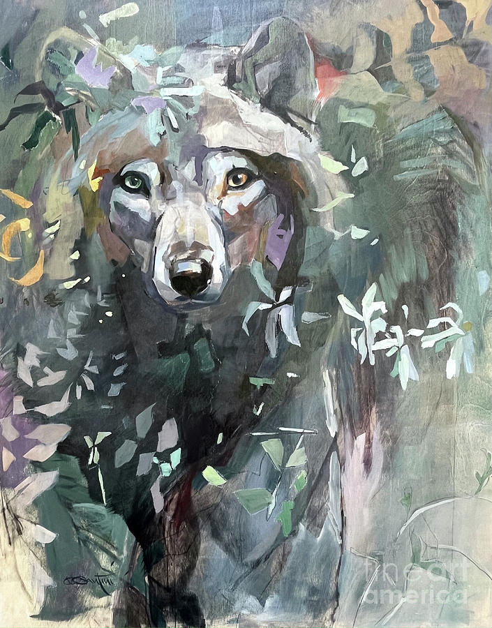 Wolves Painting - Honeysuckle by Kimberly Santini