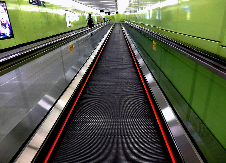 Automatic Walkway - HK31 -1980 Photograph by Clement Tsang - Fine Art ...