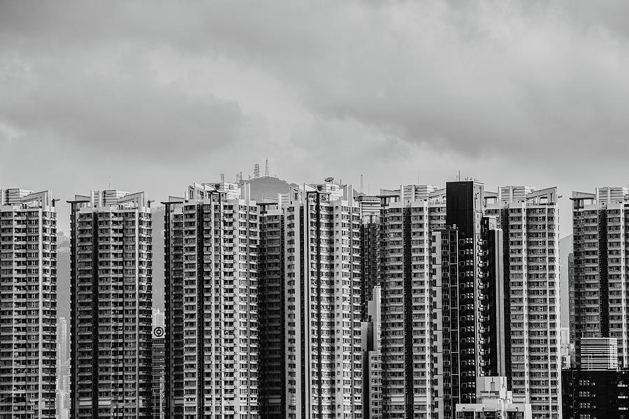 Hong Kong high rises Photograph by Dennis Diatel - Pixels