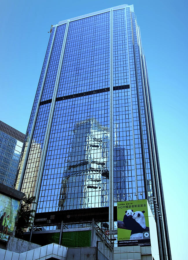 Reflection of a Commercial Building - HK07-0059 Photograph by Clement ...