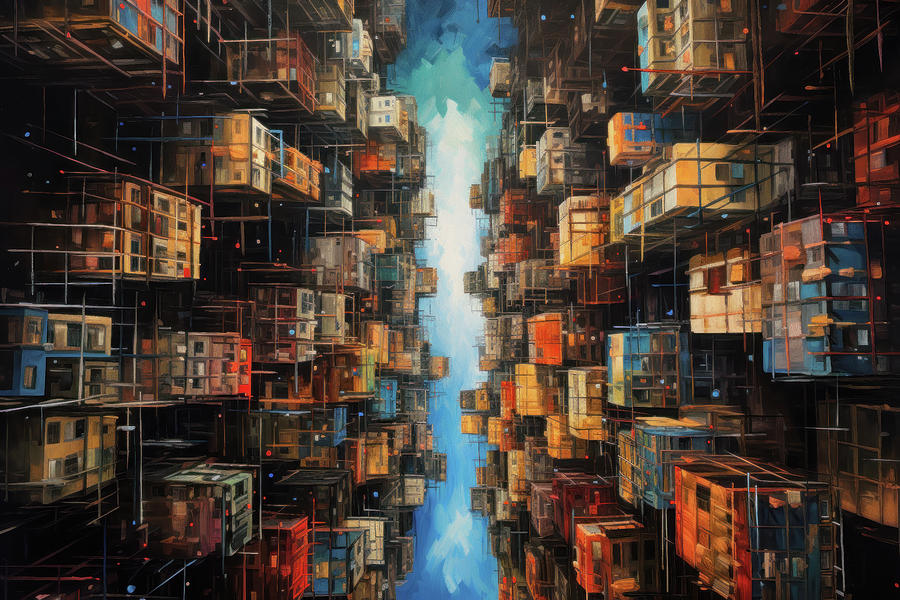 Hong Kong Digital Art by Imagine ART