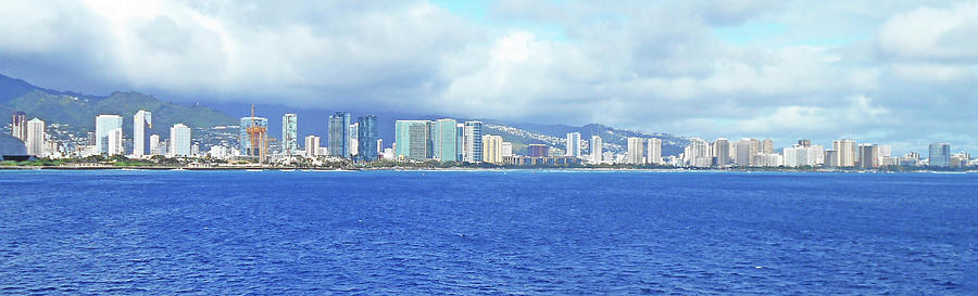 Honolulu Skyline 2 Photograph by Ron Kandt - Fine Art America