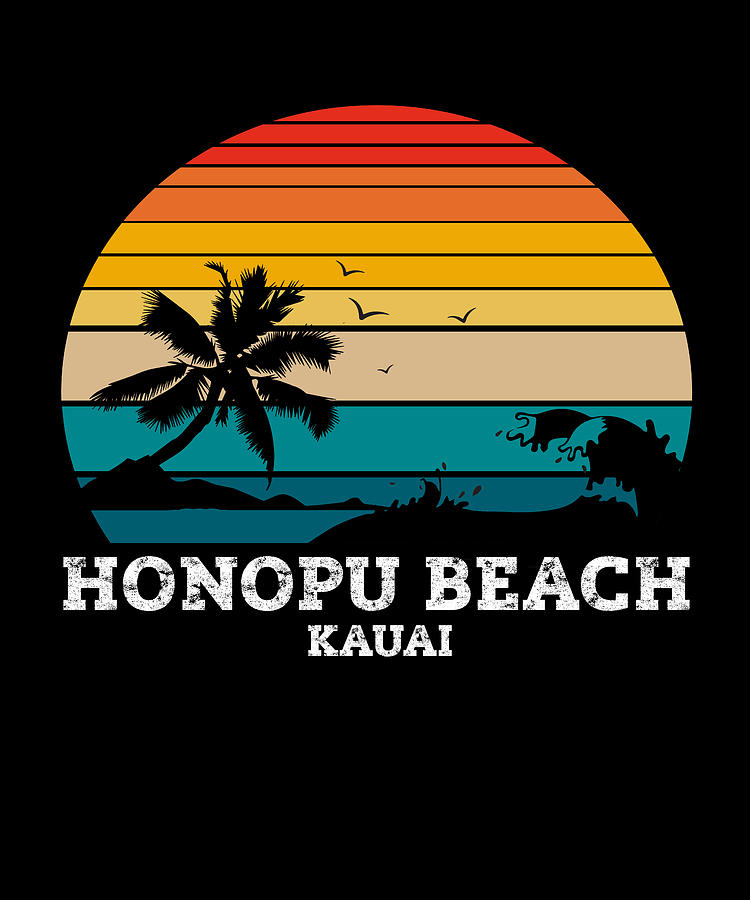 Honopu Beach Kauai Drawing by Bruno Oliveira | Fine Art America