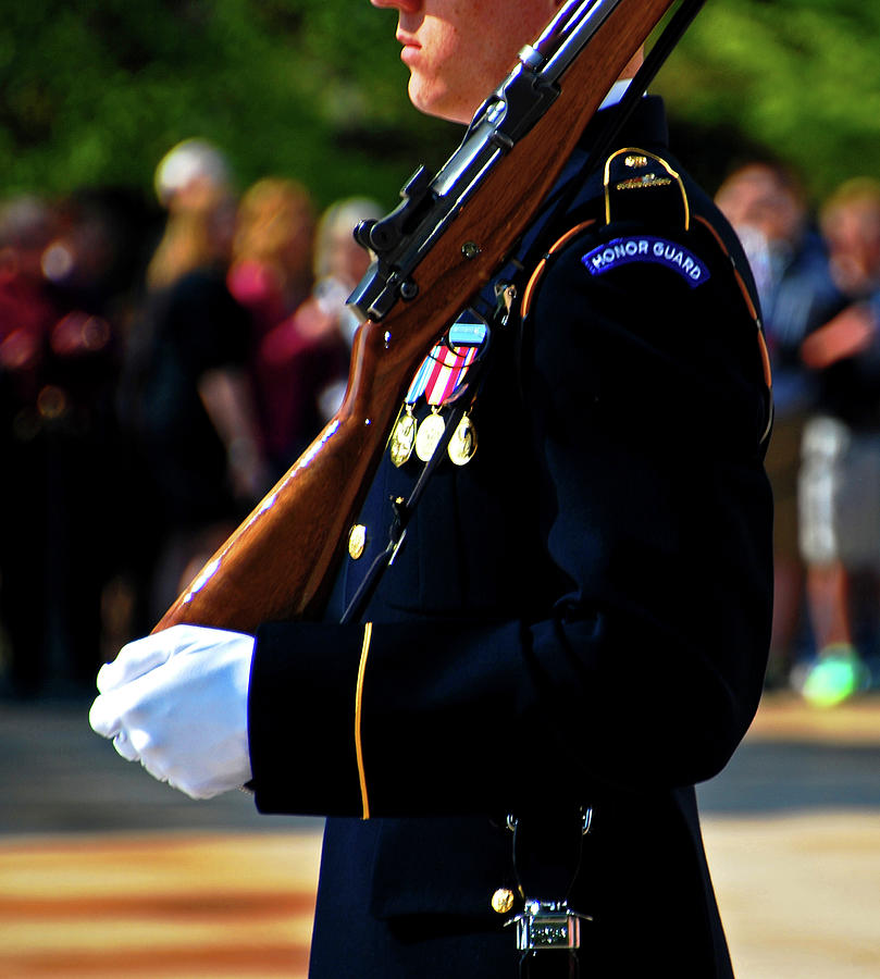 Honor Guard, Arlington National Cemetery Photograph by Bill Jonscher