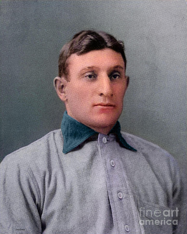 Honus Wagner Colorized 20210510 Photograph by Wingsdomain Art and Photography