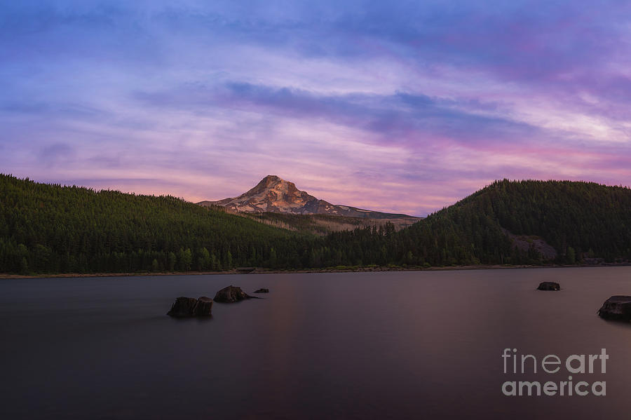 Hood Mountain Sunset  Photograph by Michael Ver Sprill