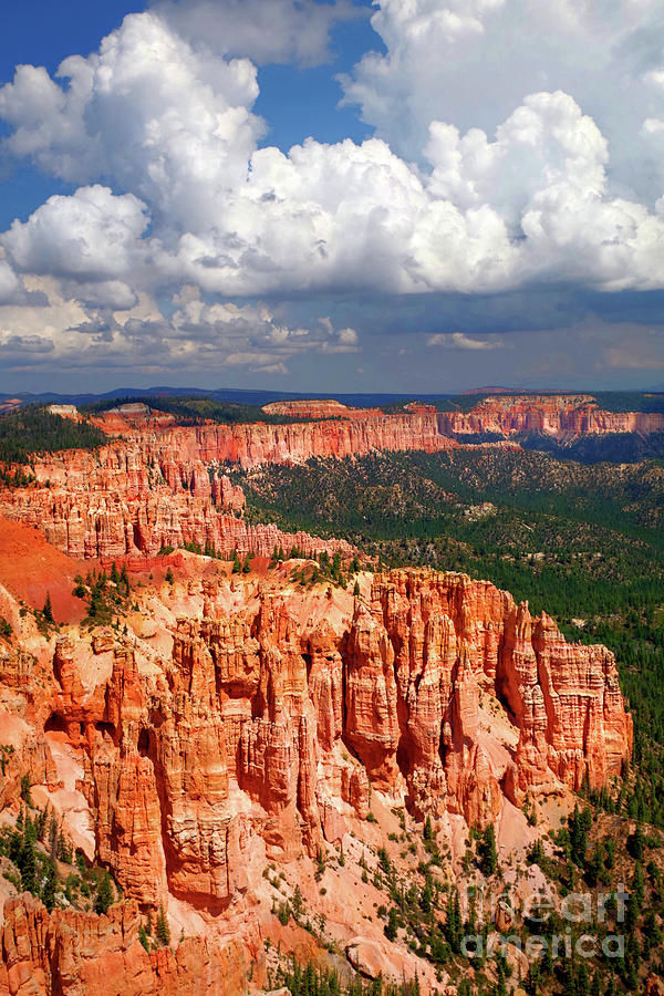 Hoodoos, Cliffs And Clouds Photograph by Douglas Taylor