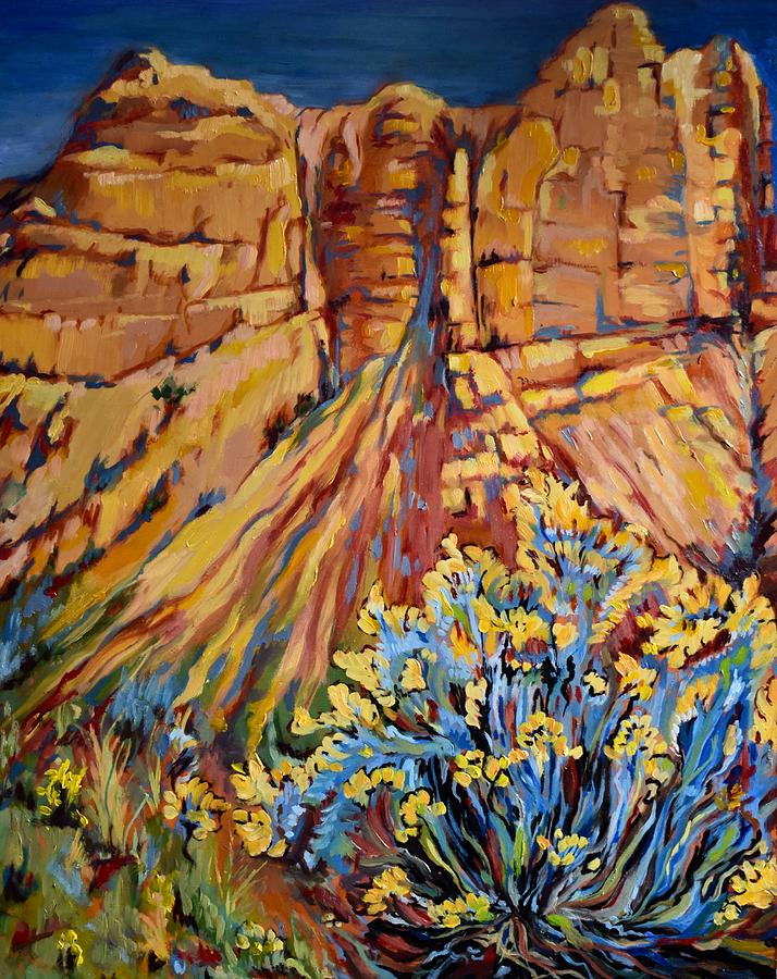 Sagebrush Hoodoos Kamloops BC Painting by Gregory Merlin Brown
