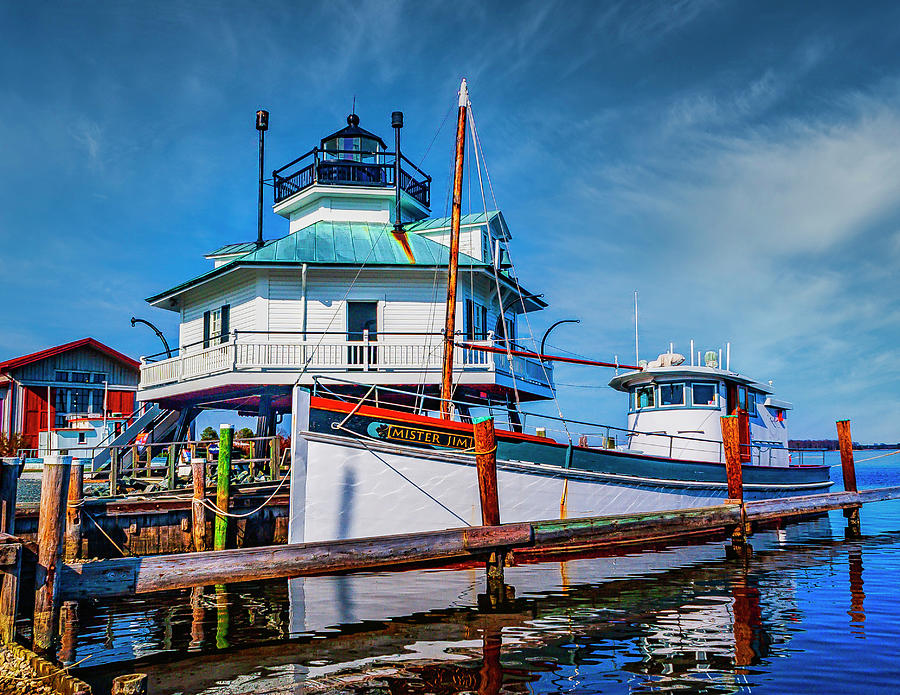 Hooper Strait Lighthouse Photograph by Nick Zelinsky Jr