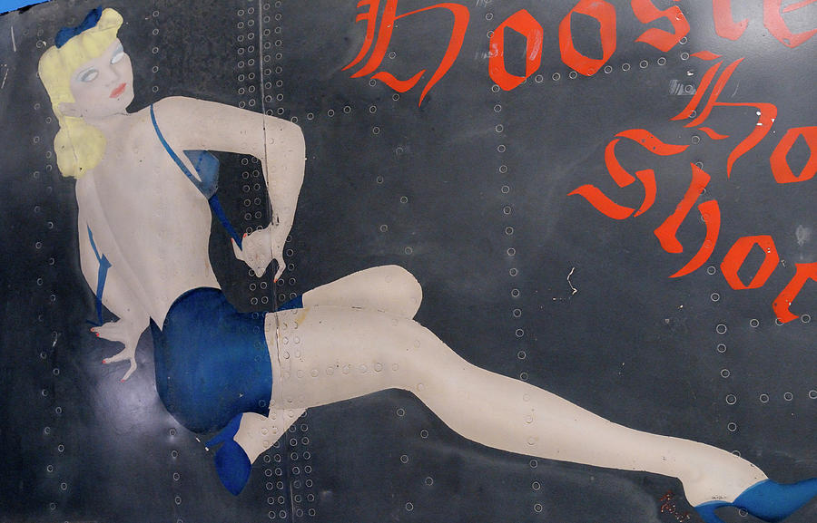 Hoosier Hot Shot nose art removed from Boeing B-52G Photograph by Kevin Oke