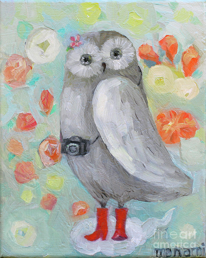Hoot Shoot Bootie Painting by Manami Lingerfelt