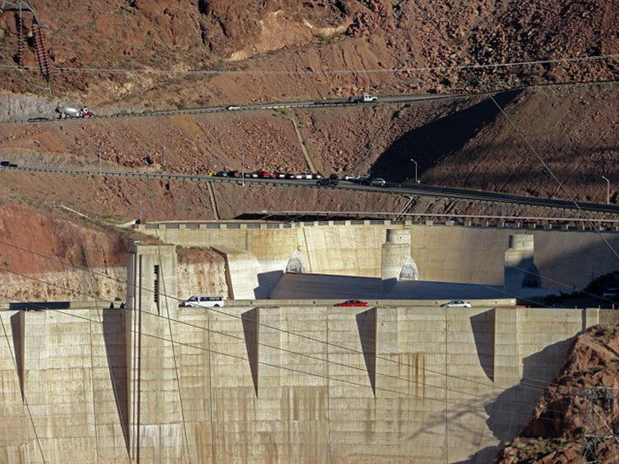 Hoover Dam Photograph by Carl Moore