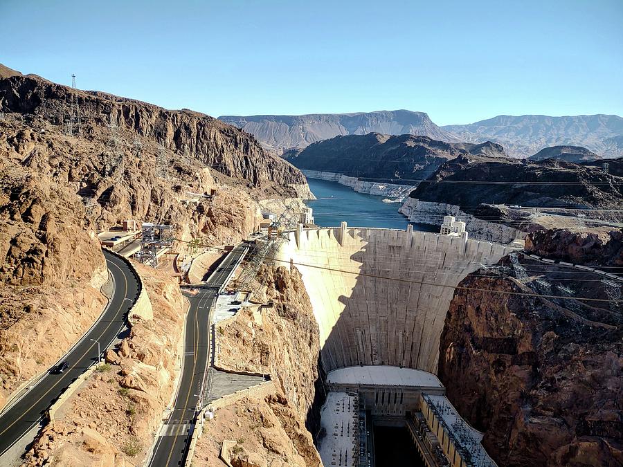 Hoover Dam From The Overlook Bridge Photograph By Trisha Olivas Pixels