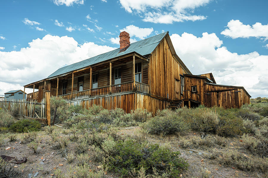 Hoover House in the Ghost Town of Bodie Photograph by Ron Long Ltd Photography