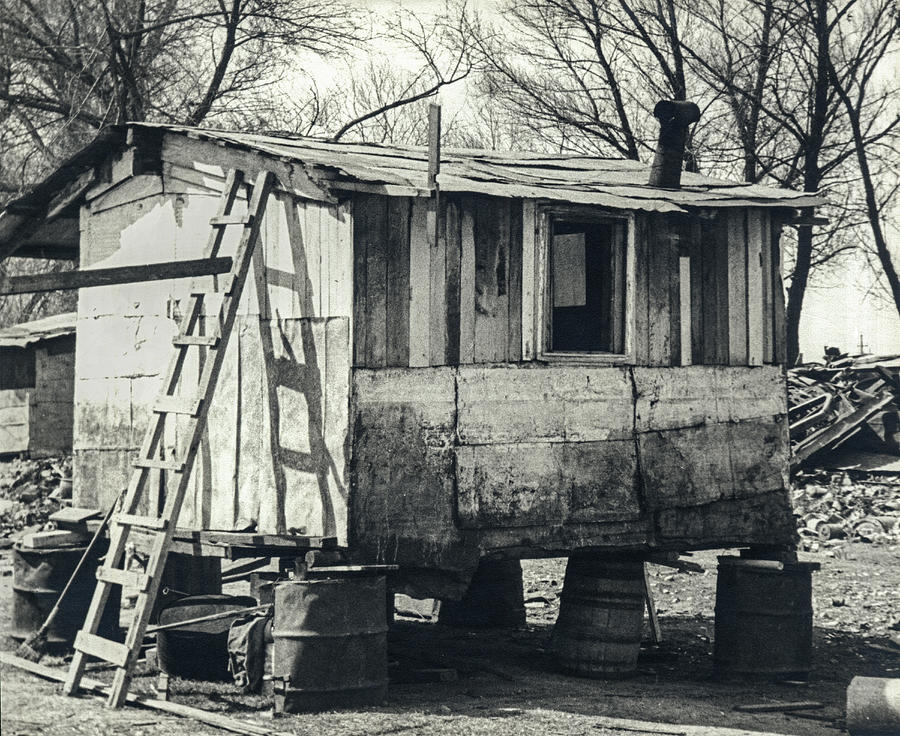 Hooverville Shack Photograph By Underwood Archives Fine Art America