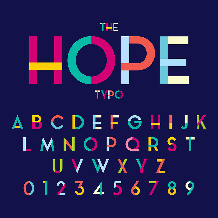 Hope alphabet Drawing by Vectorios2016 Hope alphabet Drawing by Vectorios2016