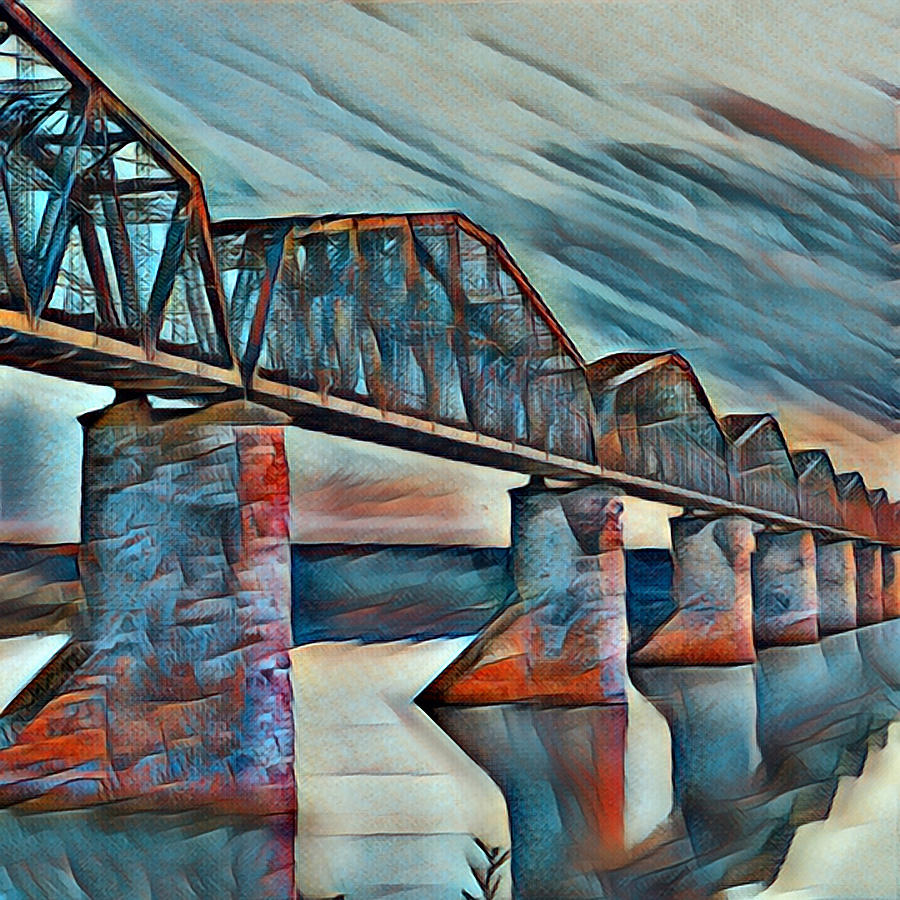 Hope Bridge Soft 2 Painting by Tony Rubino