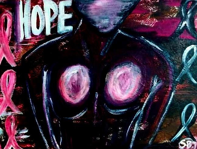 Hope in A Dark Place Painting by Shemika Bussey