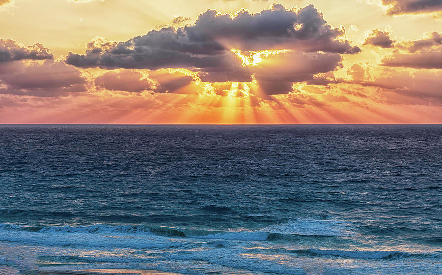 Cancun Sunrise Photograph by Jerry Lohman | Fine Art America