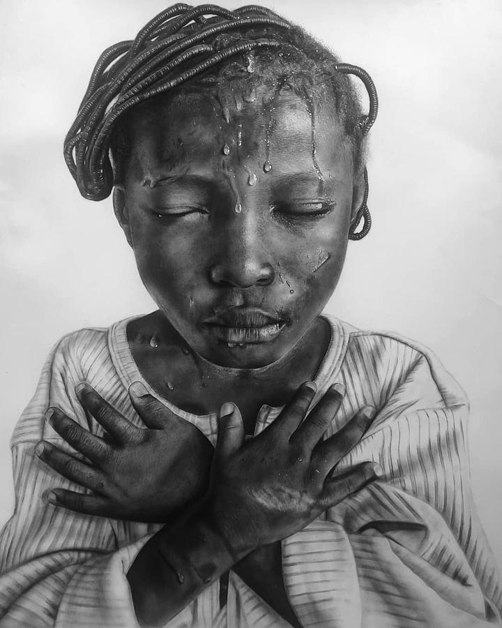 Hope of cure Drawing by Olomola Tobi | Fine Art America