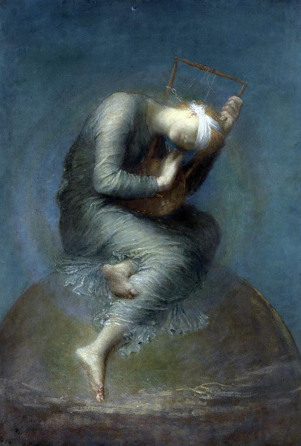 George Frederick Watts Painting - Hope, painted in 1891 by George Frederic Watts