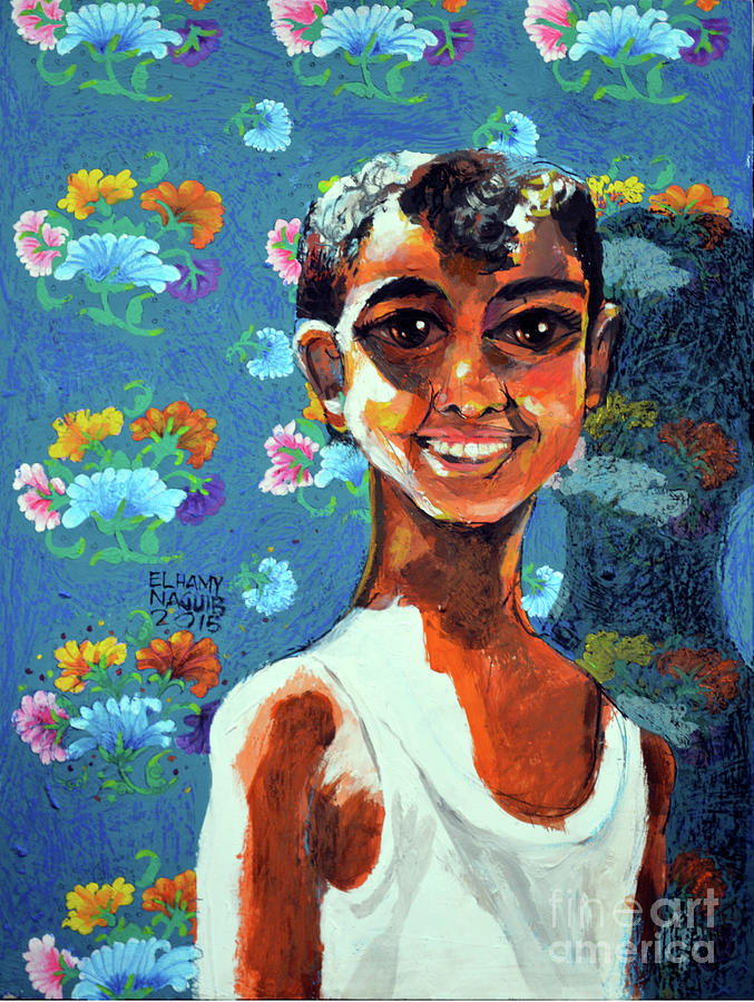 Hopeful Painting by Elhamy Naguib Hopeful Painting by Elhamy Naguib