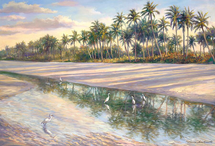 Ibis Painting - Hopeful Morning by Laurie Snow Hein