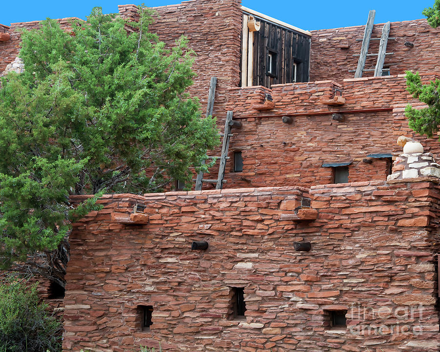 Hopi House Ladders Photograph by Kirt Tisdale