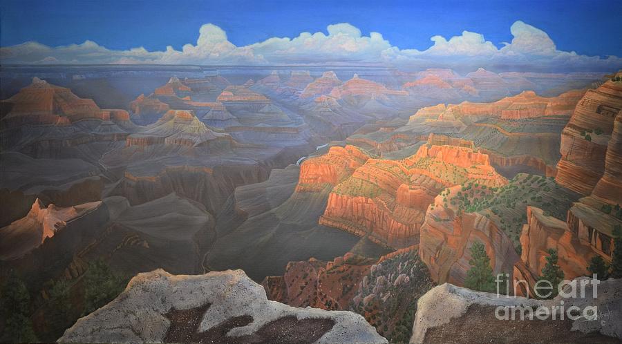 Hopi Point Vista II Painting by Jerry Bokowski