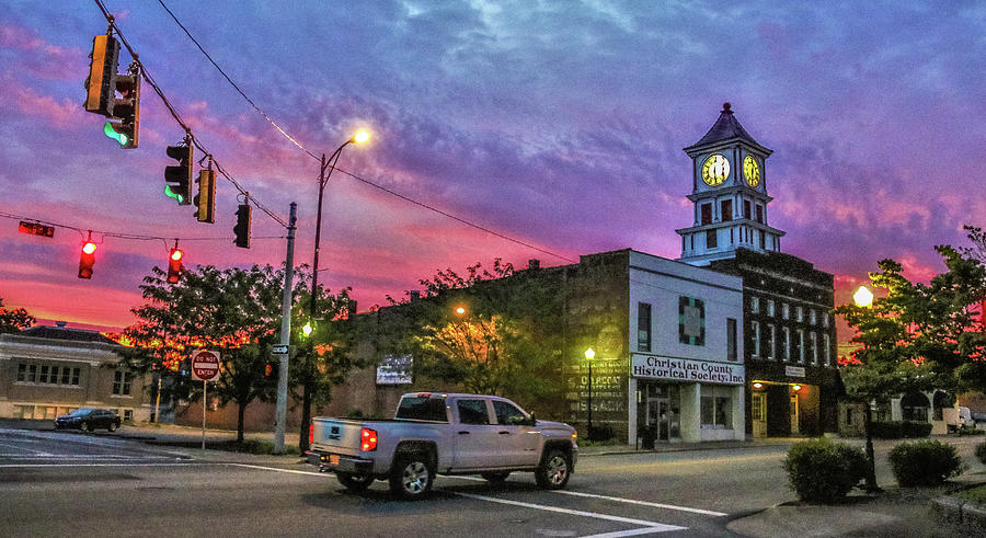 Hopkinsville ,Kentucky clock tower Photograph by Chad Fuller - Fine Art ...