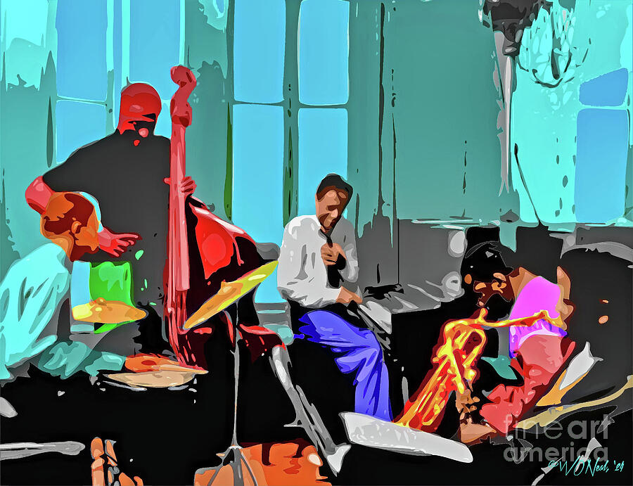 Portrait Digital Art - Horace Silver Quintet by Walter Neal