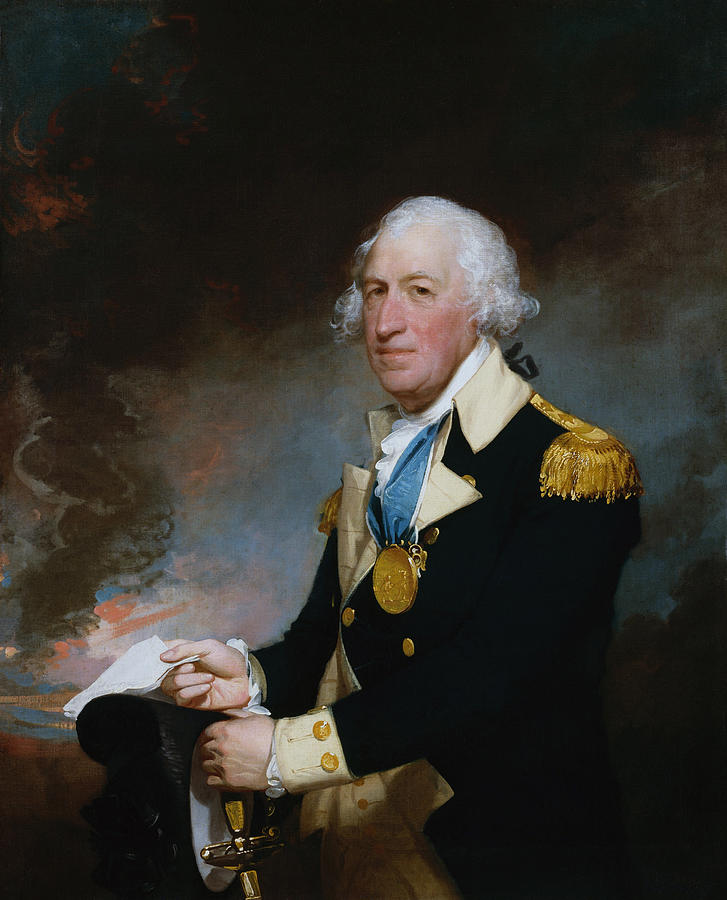 Horatio Gates Portrait - Gilbert Stuart Painting by War Is Hell Store