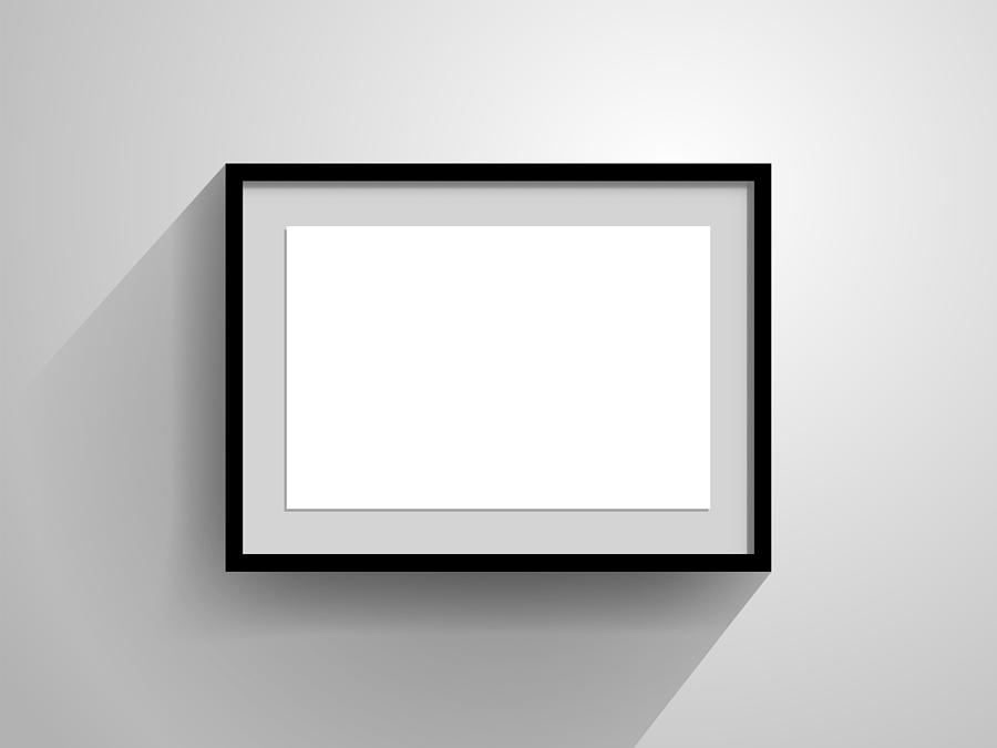 Horizontal Frame Wallmounted Drawing by Amtitus