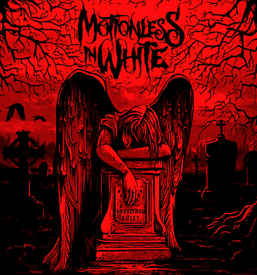 Horror Angel Motionless Poster 70s Painting by Jake Brown - Pixels