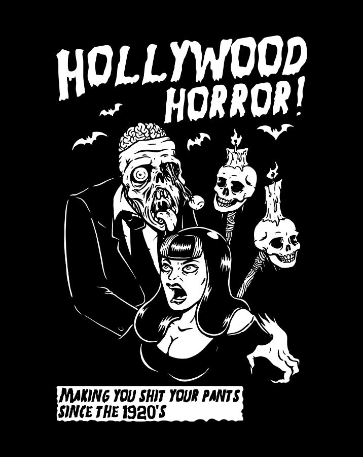 Horror Art Hollywood Horror Movies Psychobilly Punk Art Digital Art by ...