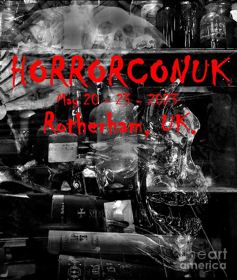 Horrorconuk 2023 Classic Horror Collectable Artwork Mixed Media