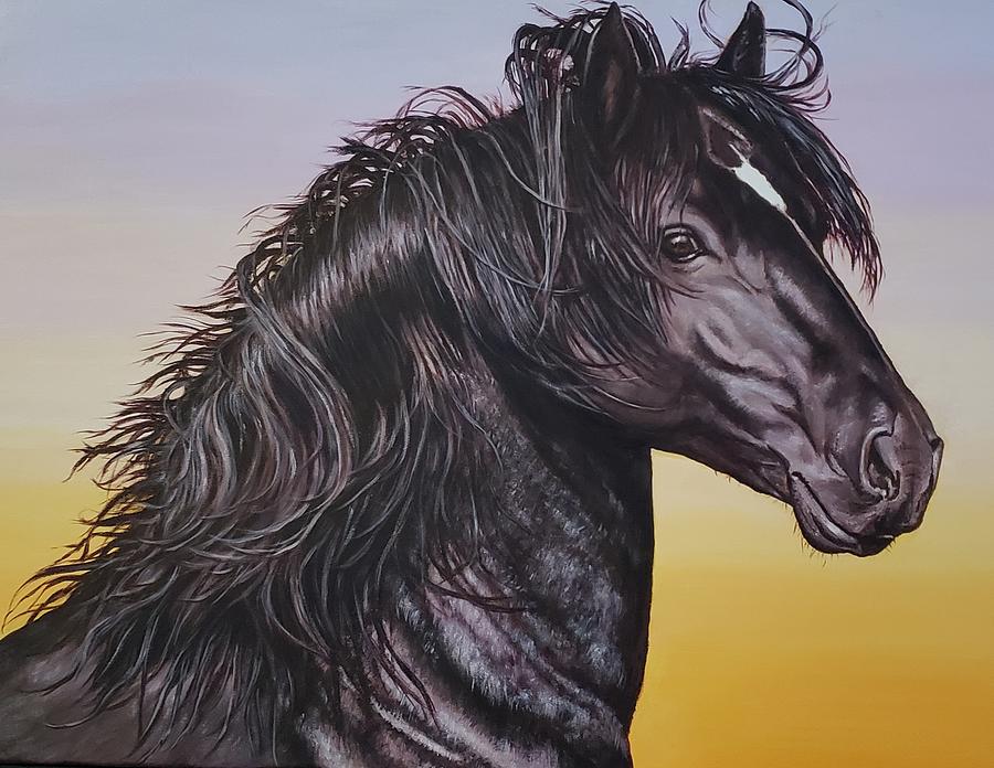 Horse 1 Painting by Sabina Bonifazi
