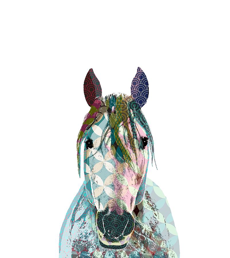 Horse 12 Digital Art by Lucie Dumas