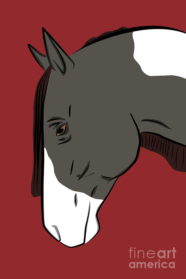 Horse Digital Art by Clayton Bastiani