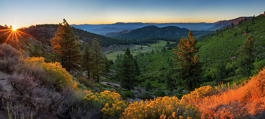 Horse Creek Ranch Sunrise Photograph by Brad Scott