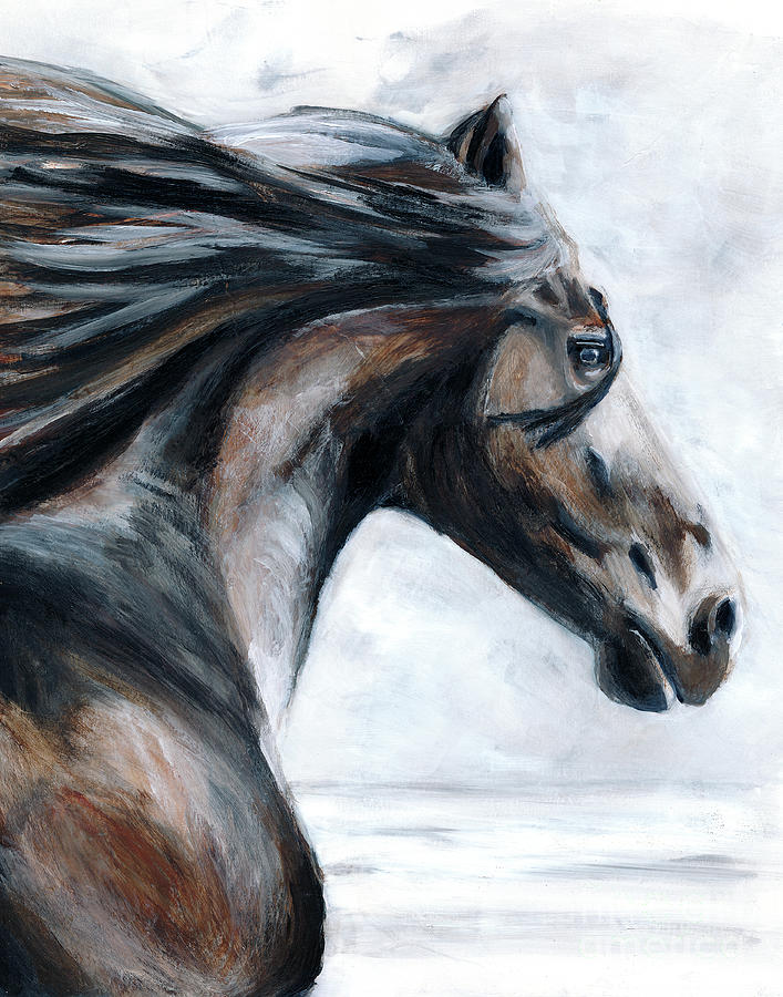 Horse Painting by Denise Deiloh