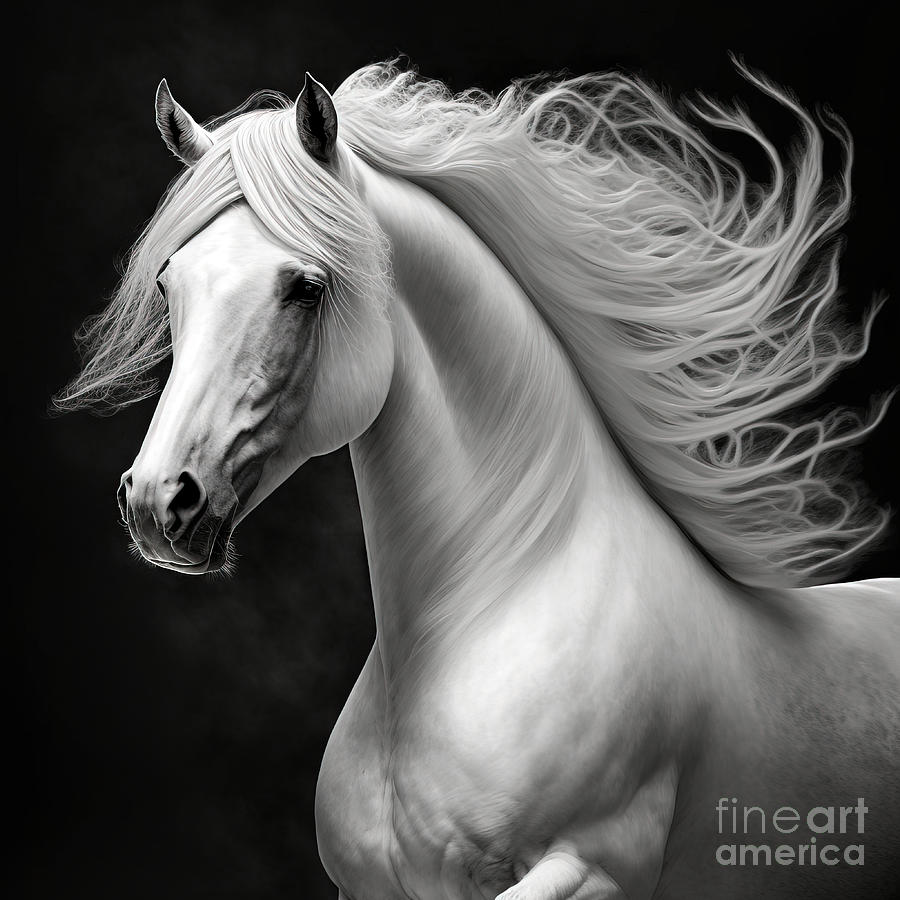 Horse Design Series 1109a Digital Art by Carlos Diaz