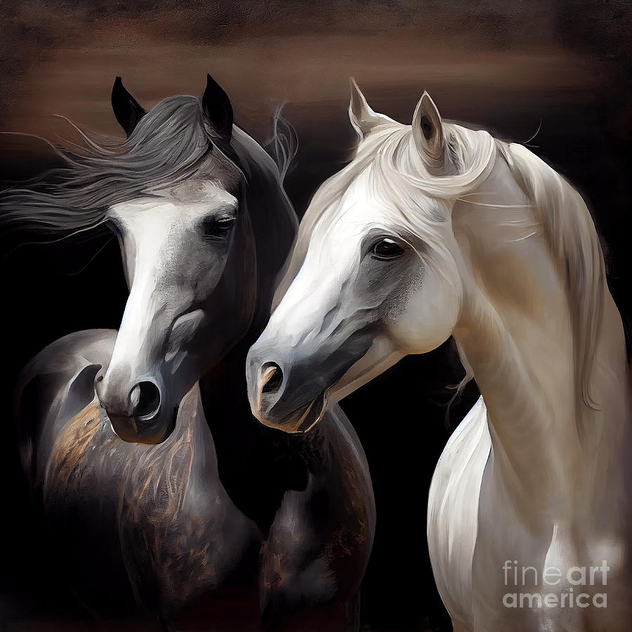 Horse Design Series 1208-a Digital Art by Carlos Diaz