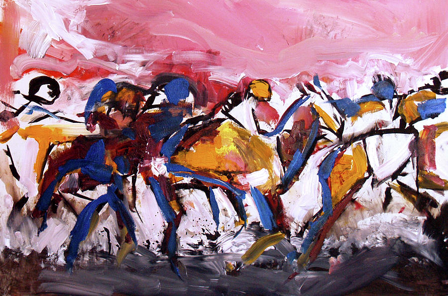 Horse Grit 7 Painting by John Gholson