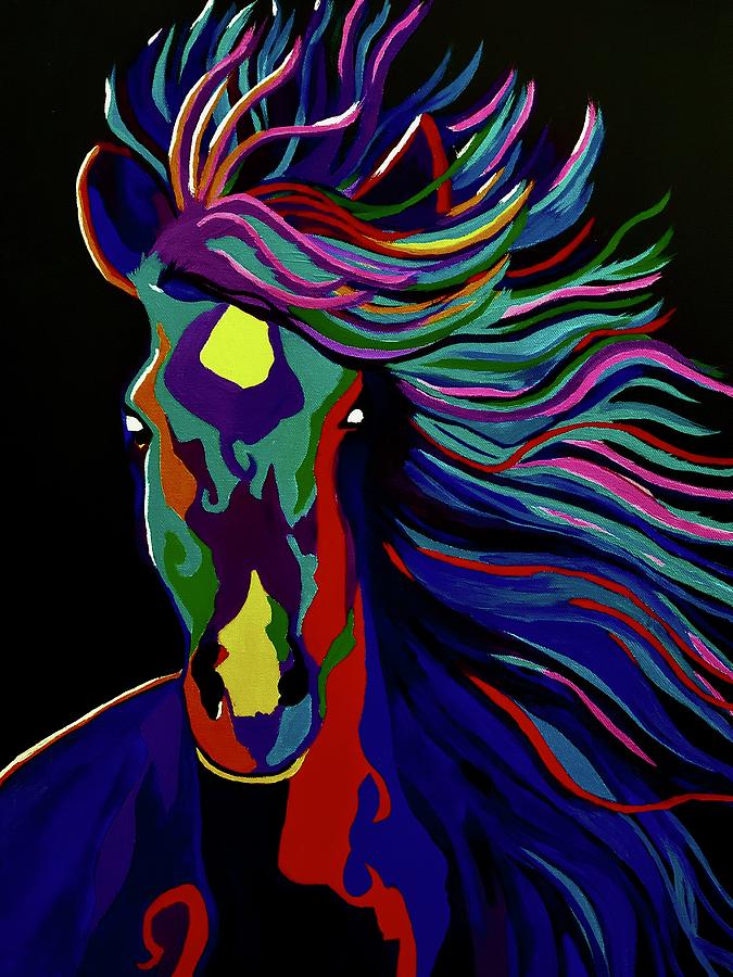 Horse II Painting by Joyce Auteri