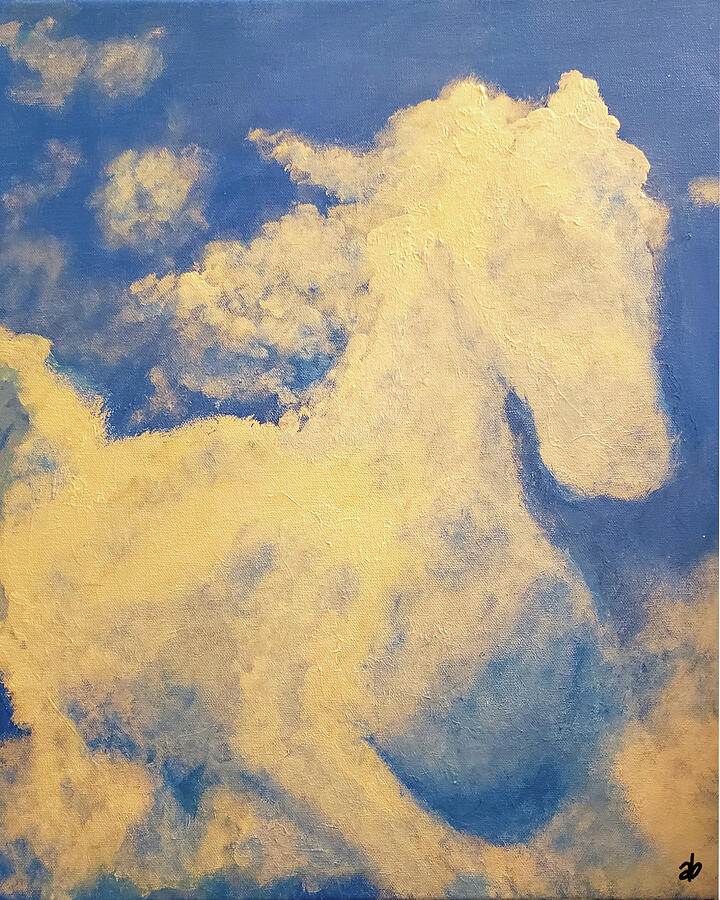 Horse in the Clouds Painting by Angela Brunson Horse in the Clouds Painting by Angela Brunson
