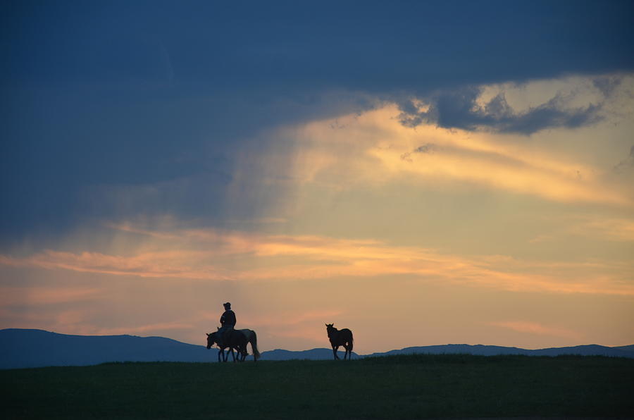 Horse man Photograph by Otgon-Ulzii