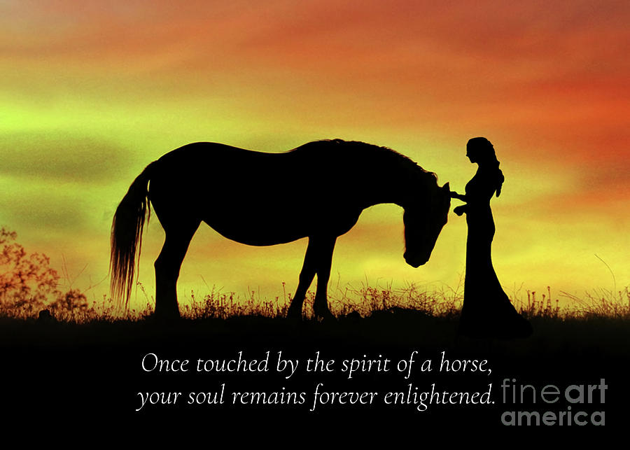 Horse Memorial Sympathy Tribute in Sunset Photograph by Stephanie Laird