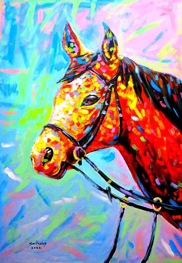 Horse Mouth Painting by Olaoluwa Smith - Fine Art America